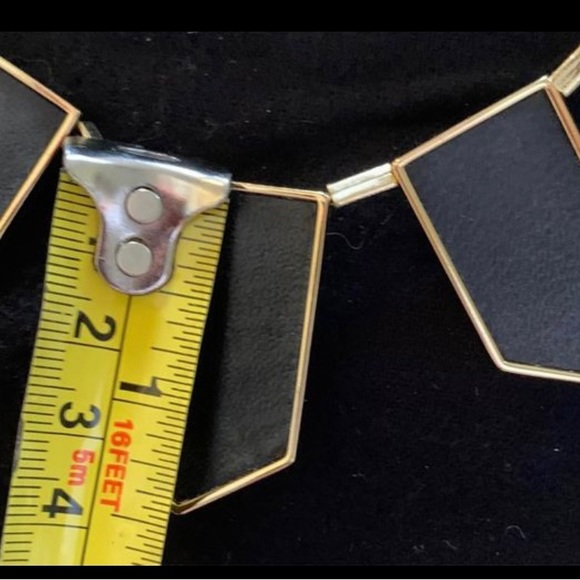 House of Harlow 1960 Leather Bib necklace - Picture 3 of 3